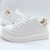 Tenis blancos con dorado Alaya - ELVET MX