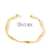 Brazalete ajustable dorado