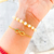 Pulsera ajustable chapa de oro 18 k con infinito - comprar en línea