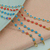 Pulsera con eslabones ojo azul 18 k premium en internet