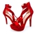 Tacones Shantug Rojo - ELVET MX