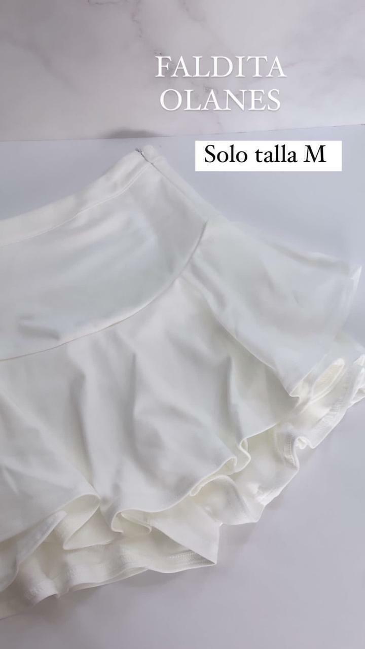 Falda blanca olanes - Comprar en ELVET MX