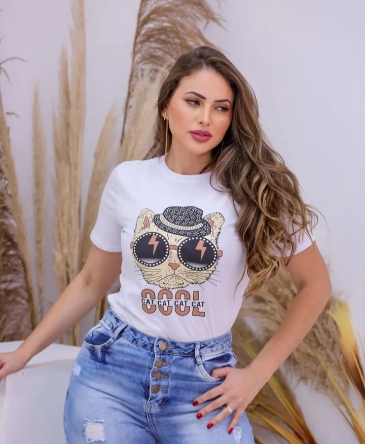 Blusa shop feminina estilosa