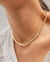 Colar Choker Elo Carter Banho Ouro - loja online