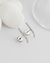 Brinco Earcuff Fine Microcravejado Rodio Branco - comprar online