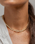 Colar Choker Elo Carter Banho Ouro - Sintra Semijoias