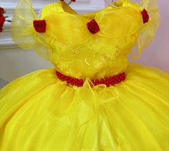 Vestido Fantasia Infantil Bela e a Fera Luxo - comprar online