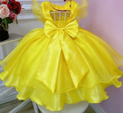 Vestido Fantasia Infantil Bela e a Fera Luxo na internet