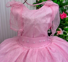 Vestido Infantil de Festa Rosa Longo Princesa Luxo - comprar online