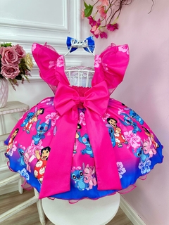 Vestido Infantil de Festa Temático Stitch na internet