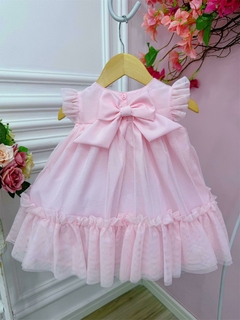 Vestido Infantil de Festa Rosa Jardim Encantado Borboletas na internet