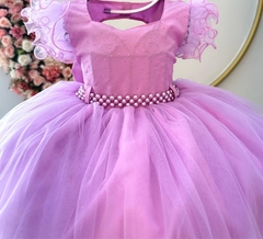 Vestido Infantil de Festa Lilás Princesa - comprar online