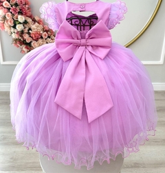 Vestido Infantil de Festa Lilás Princesa na internet