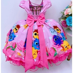 Vestido Infantil de Festa Temático Bolofofos Luxo Bebê na internet