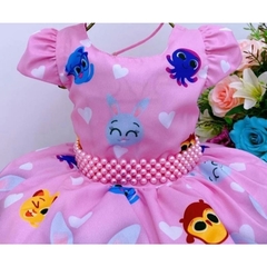 Vestido Infantil de Festa Temático Bolofofos Luxo Bebê - comprar online