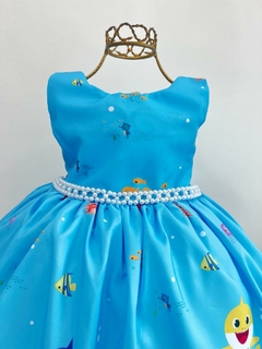 Vestido Infantil Temático Baby Shark Luxo - comprar online