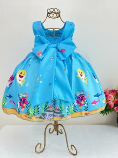 Vestido Infantil Temático Baby Shark Luxo na internet