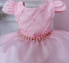 Vestido Infantil de Festa Rosa Princesa Luxo - comprar online