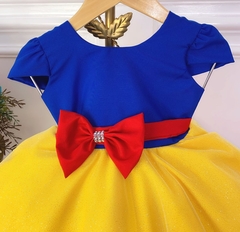 Vestido Infantil de Festa Temático Branca de Neve - comprar online