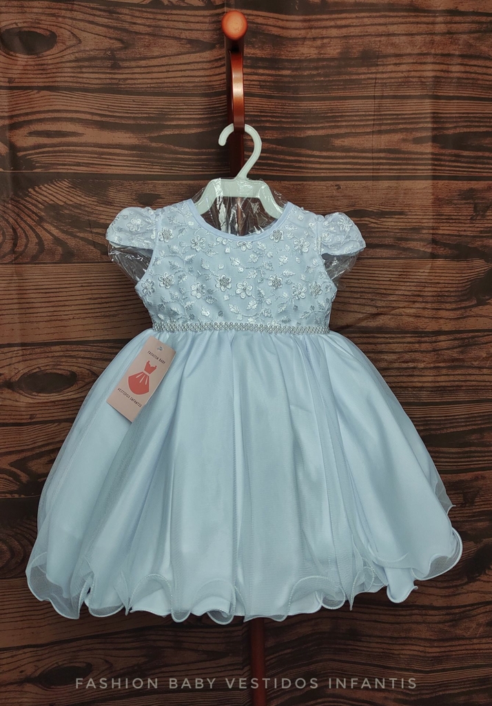 Vestido Daminha Luxo branco - Infantil