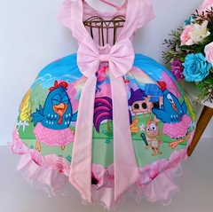 Vestido Infantil Temático Galinha Pintadinha Luxo na internet