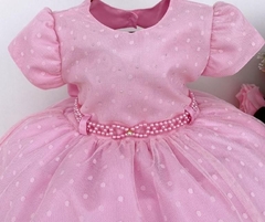 Vestido Infantil de Festa Rosa Luxo Princesa - comprar online