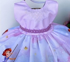 Vestido Infantil de Festa Temático Princesa Sofia Lilás - comprar online