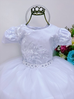 Vestido Infantil de Festa Daminha de Honra Batizado - comprar online