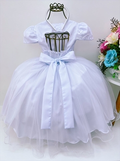 Vestido Infantil de Festa Daminha de Honra Batizado na internet