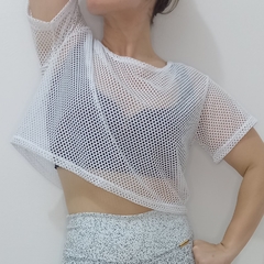 Cropped em Tela Arrastão - comprar online