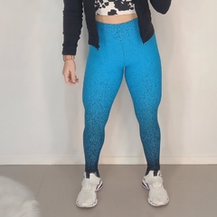 Legging Jacquard Degradê Azul