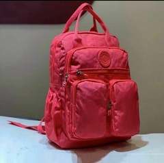 Mochila tactel grande com bolsos - Lefauve bolsas