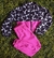 Conjunto Corta Vento Pink/Preto