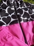 Conjunto Corta Vento Pink/Preto - comprar online