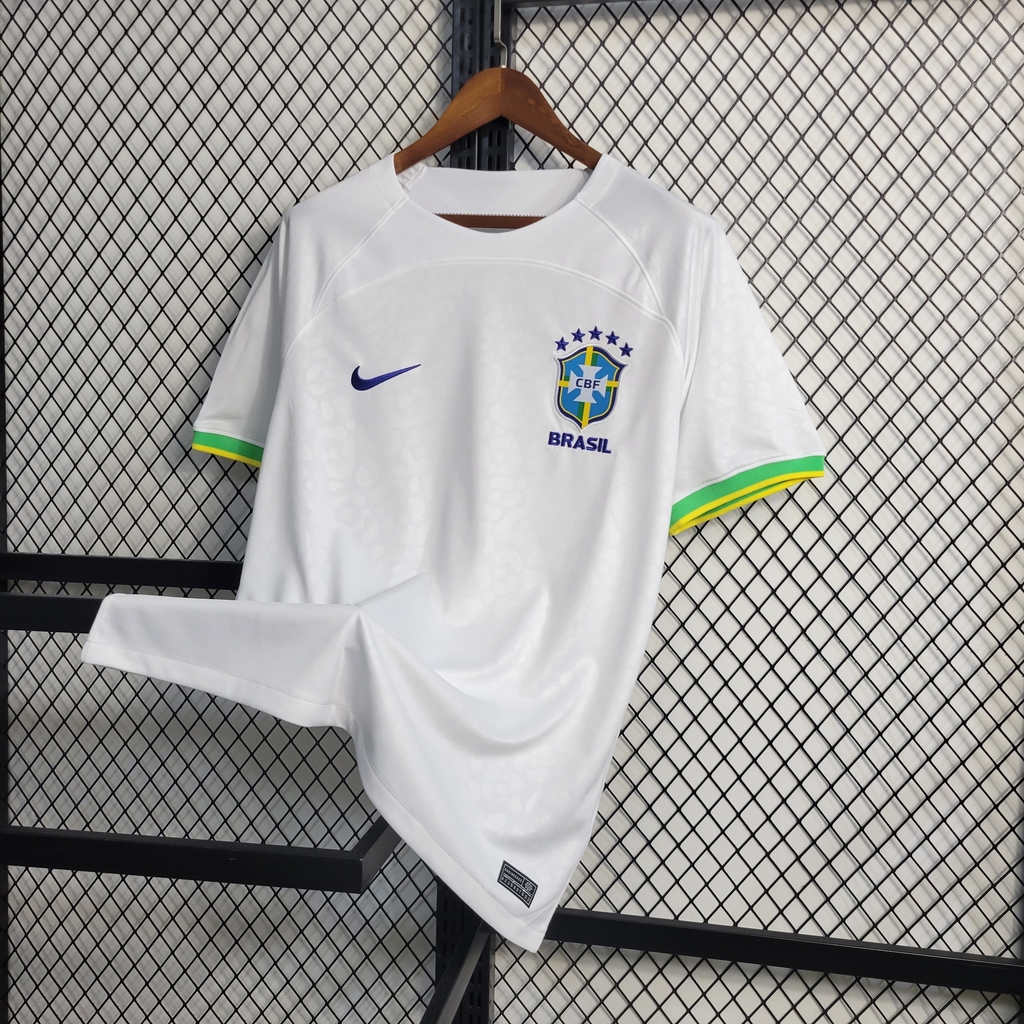Camisa do Brasil Branca Masculina 2022