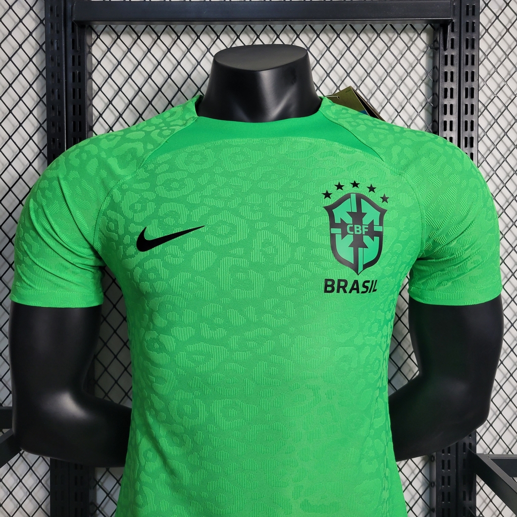 Camisa Brasil Treino 2022 Jogador - verde