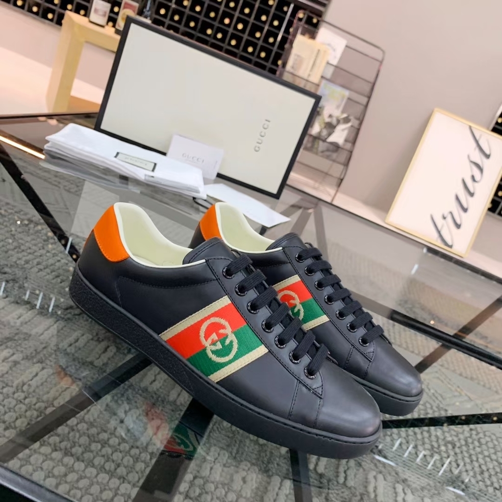 Tenis cheap gucci preto