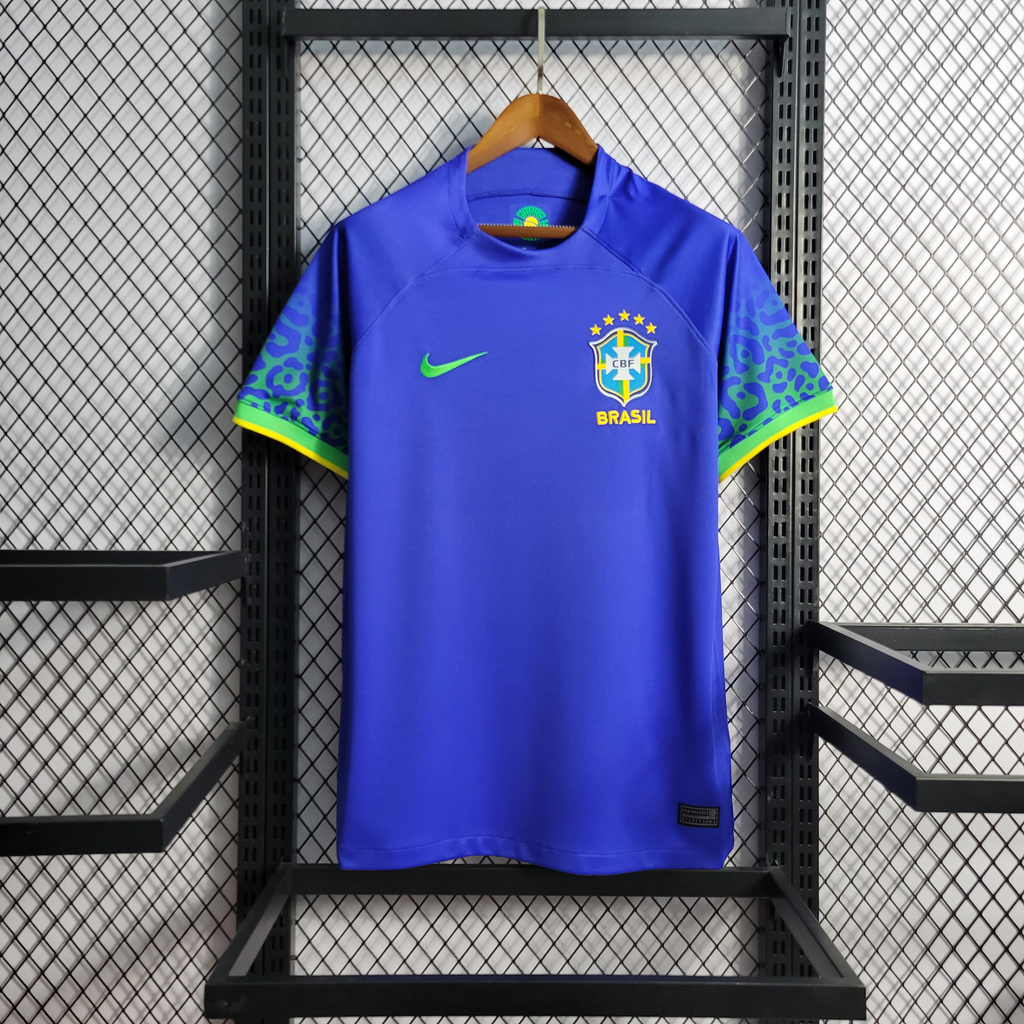 Camisa Reserva Brasil Azul (NEYMAR #10) copa 2022 - Masculina - Torcedor -  Nike - FUTEBOLEIRO_STORE