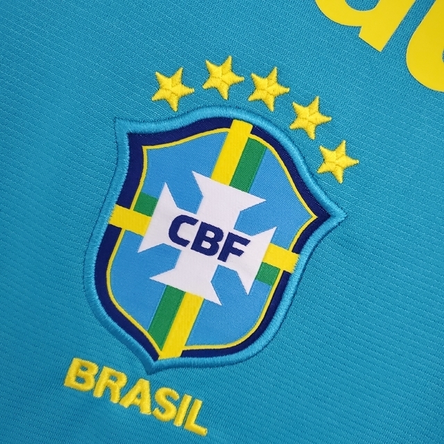 Camisa Seleção Brasileira Treino Todos os Patrocínios Torcedor Nike  Masculina
