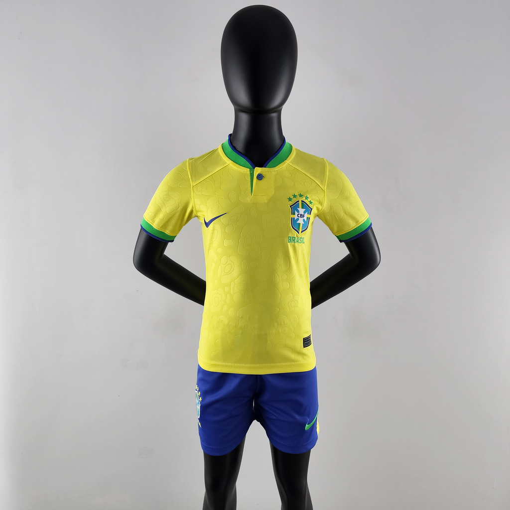 Playera Polo Casual Nike Brasil Mundial 2022 de Hombre