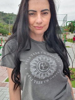 T-SHIRT ESTONADA CHUMBO MISTICY 100% ALGODÃO FEMININA - loja online