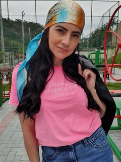 T-SHIRT ESTONADA FAÇA MAIS DO QUE SOMENTE EXISTIR 100% ALGODÃO FEMININA