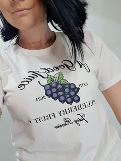 T-SHIRT ESTONADA MIRTILLO 100% ALGODÃO - loja online