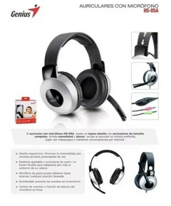 AURICULAR C/ MICROFONO GENIUS HS-05A en internet