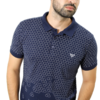 CAMISA POLO PIQUET AZUL COLMEIA