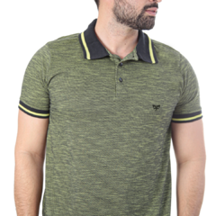 CAMISA POLO VERDE CARAMELO