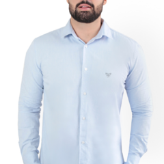 CAMISA SUPER SLIM FIT AZUL CRISTAL