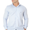 CAMIZA SLIM FIT AZUL CLARO