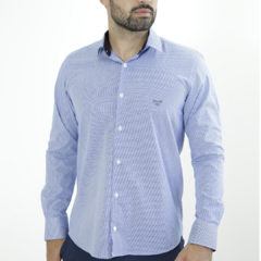 CAMIZA SLIM FIT BLUE