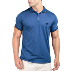 CAMISA POLO PIQUET AZUL